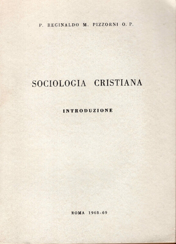 Sociologia cristiana : introduzione