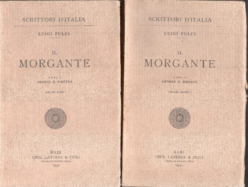 Il Morgante. A cura di George B. Weston
