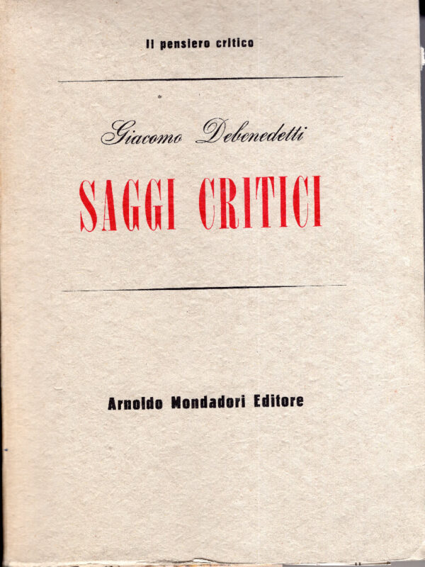 Saggi critici