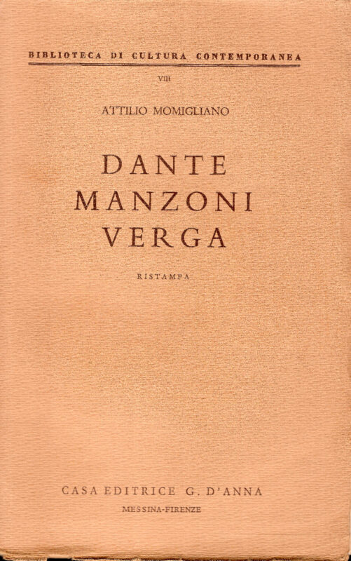 Dante, Manzoni, Verga