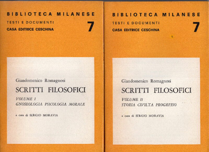 Scritti filosofici Volume 1 e 2.