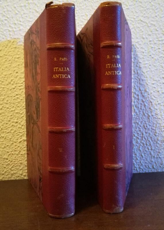 Italia antica. Ricerche di storia e di geografia storica. Volumi 1 e 2.