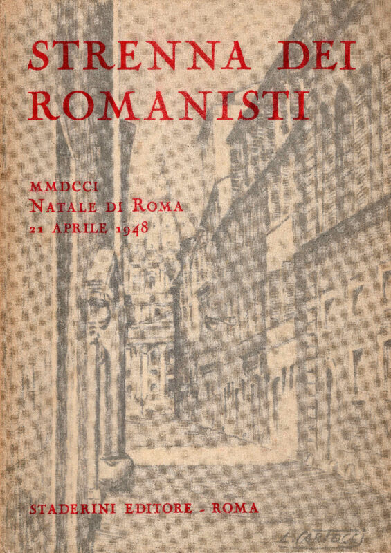 Strenna dei Romanisti. Natale di Roma 1948, ab U.c. 2701