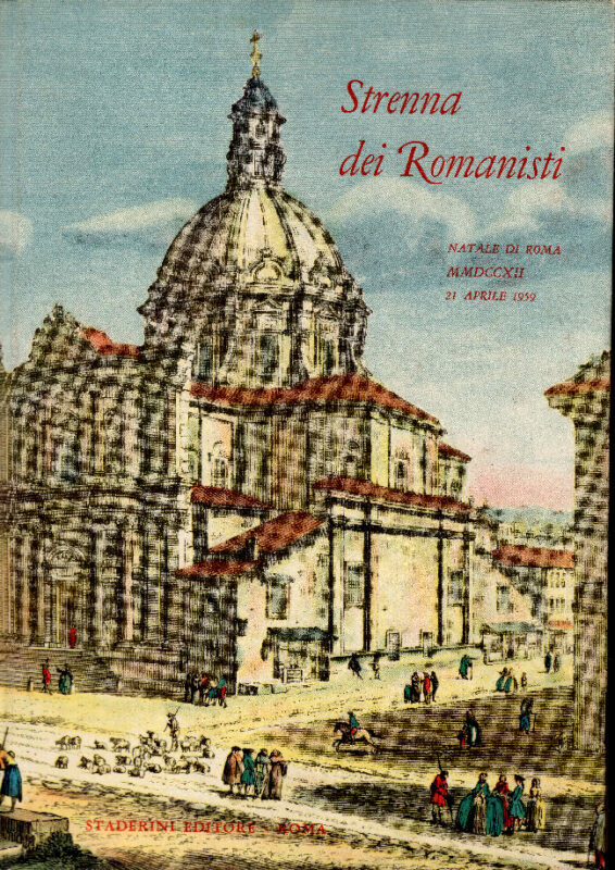 Strenna dei Romanisti. Natale di Roma 1959, ab U.c. 2712