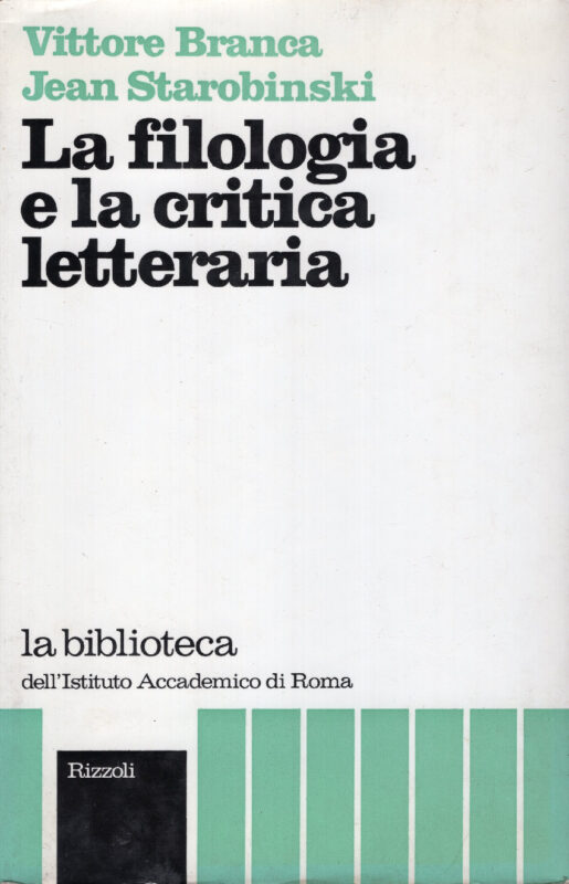La filologia e la critica letteraria