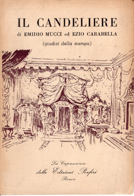 Il Candeliere di Emidio Mucci ed Ezio Carabella : giudizi della stampa