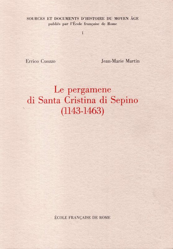 Le pergamene di S. Cristina di Sepino : 1143-1463