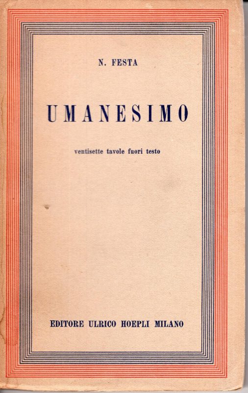 Umanesimo : ventisette tavole fuori testo