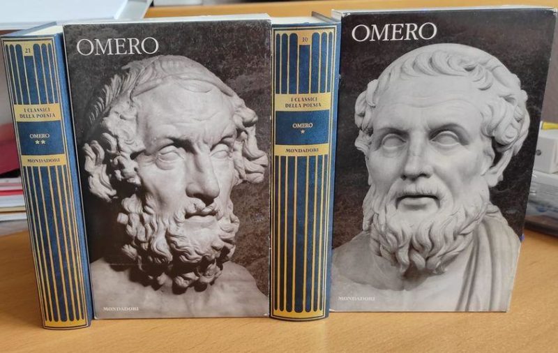 Omero, 2 volumi 1: Iliade, 2: Odissea