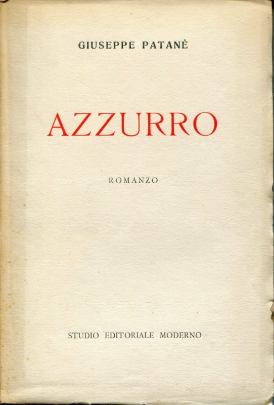 Azzurro. Romanzo