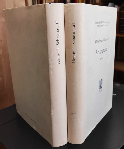 Sebasmata. Studien zur antiken Religionsgeschichte und zum frühen Christentum. 2 Bände.
