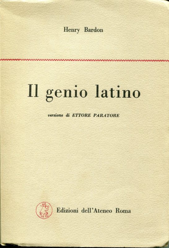 Il genio latino, versione di Ettore Paratore
