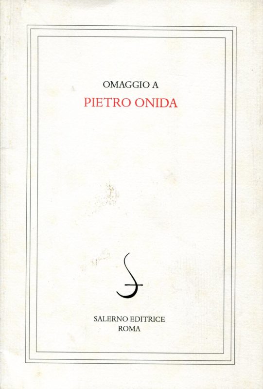 Omaggio a Pietro Onida