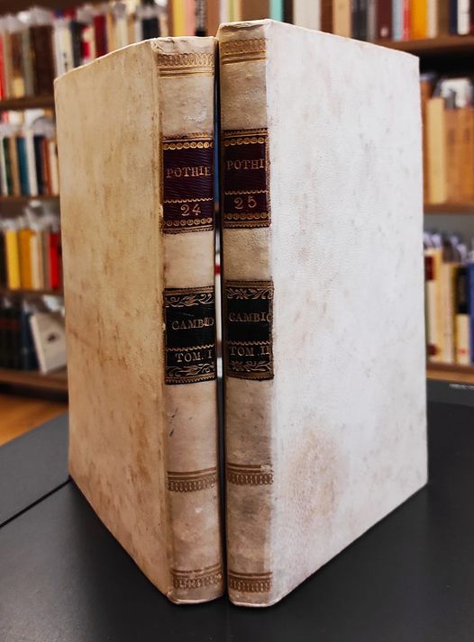 Trattato del contratto di cambio; della negoziazione che si fa colle lettere di cambio; dei biglietti di cambio .. del sig. Pothier reso conforme alle nuove leggi, dal sig. Hutteau con delle note sui cambiamenti fatti nella legislazione del commercio .. Volume 1.- 2.