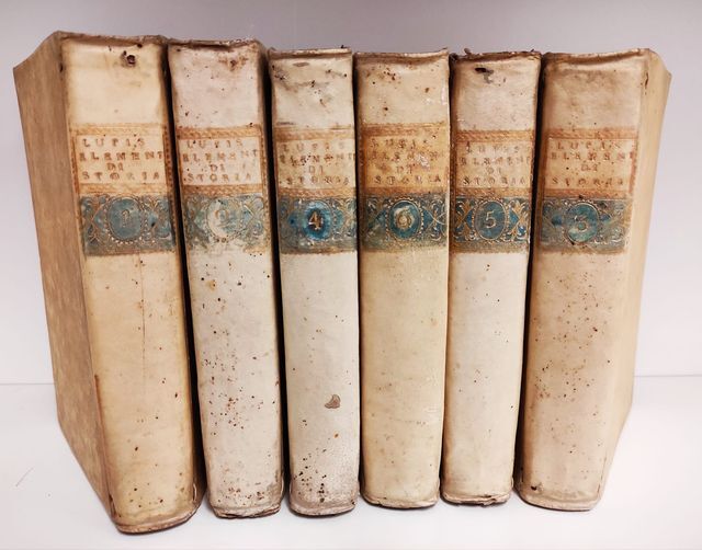 Elementi di storia, o sia Ristretto di un corso di storia universale dell'abate Orazio Lupis .. con delle osservazioni filosofico - politico - storico - critiche del medesimo autore. Tomo I - VI