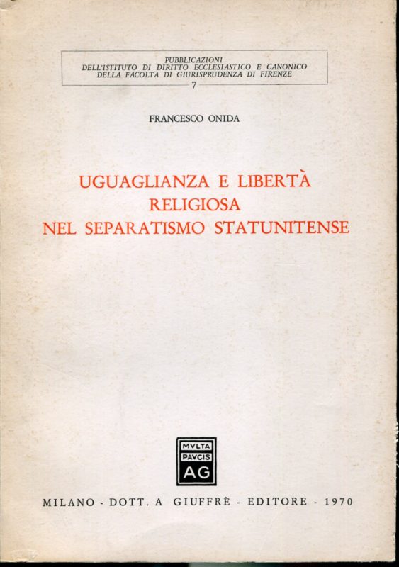 Uguaglianza e liberta religiosa nel separatismo statunitense