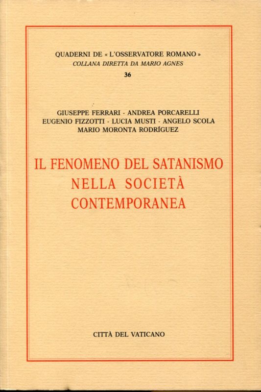 Il fenomeno del satanismo nella societa contemporanea