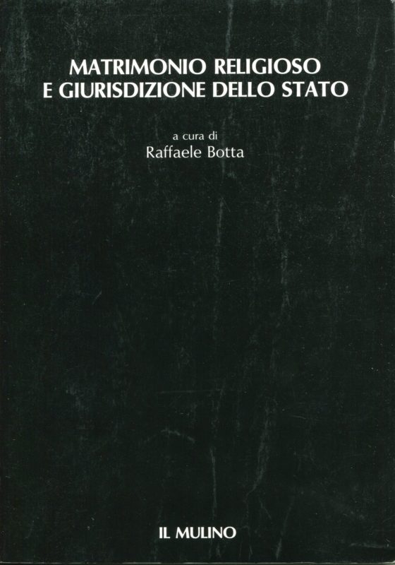 Matrimonio religioso e giurisdizione dello Stato