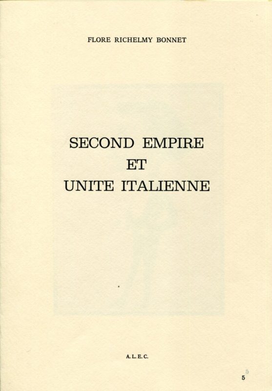 Second Empire et Unité Italienne