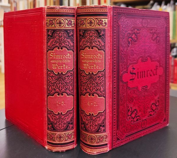 Karl Simrocks Werke - Kleine Auswahl in sieben Bänden (2 Volumen)