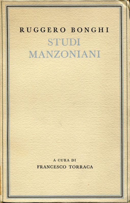 Studi manzoniani