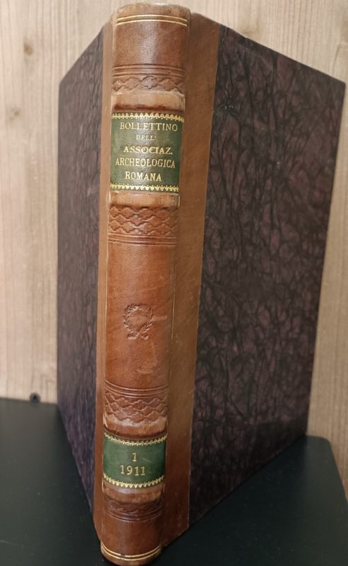 Bollettino dell'Associazione archeologica romana. Direttore G. Tomassetti poi Dante Vaglieri.  Mensile. Anno I, nn. 1-12