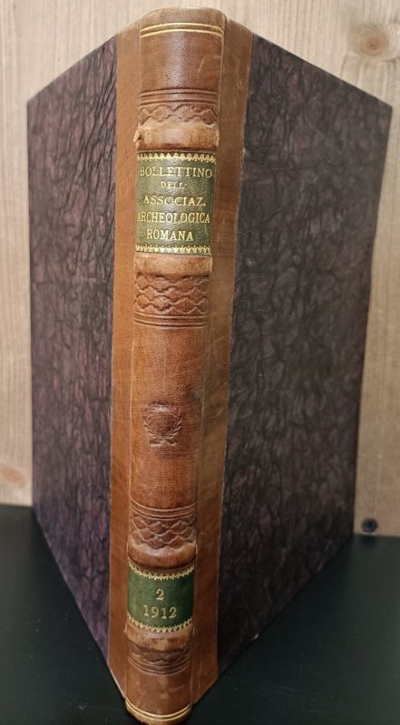 Bollettino dell'Associazione archeologica romana. Direttore F. Tambroni.  Mensile. Anno III, nn. 1-12