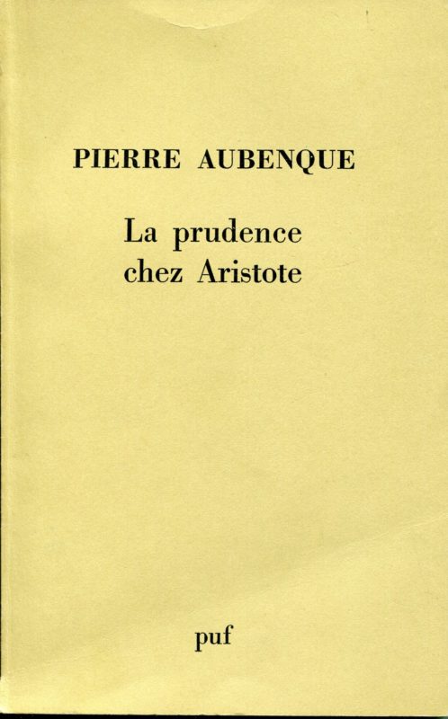 La prudence chez Aristote