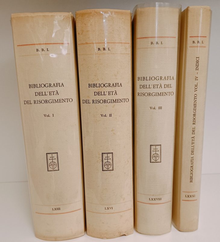Bibliografia dell'età del Risorgimento. In onore di Alberto M. Ghisalberti. Volumi 1-4 (Indici)