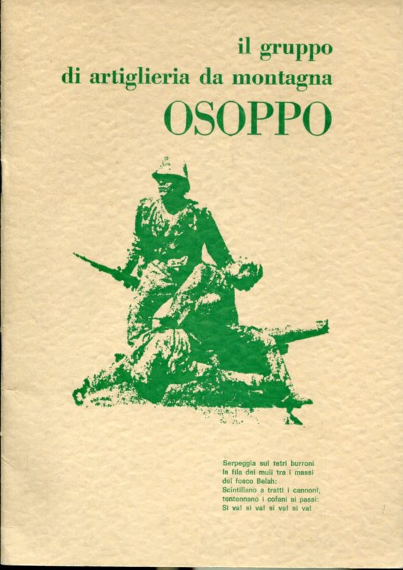 Il gruppo di artiglieria da Montagna OSOPPO.