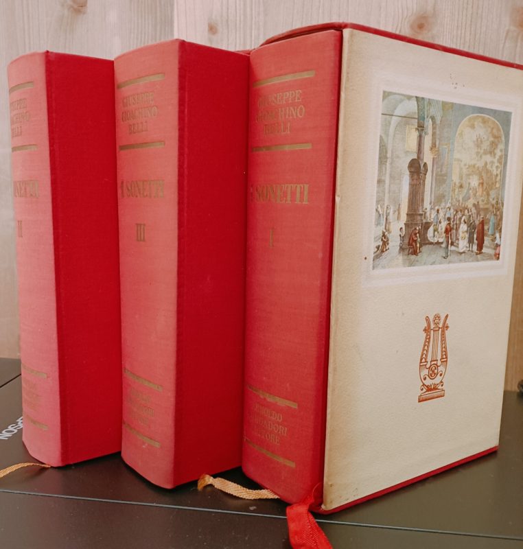 I sonetti. III edizione integrale, fatta sugli autografi, con 120 illustrazioni fuori testo delle quali 24 a colori. A cura di Giorgio Vigolo. Volumi 1-3