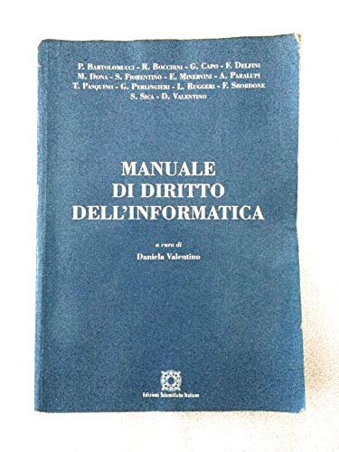 Manuale di diritto dell'informatica