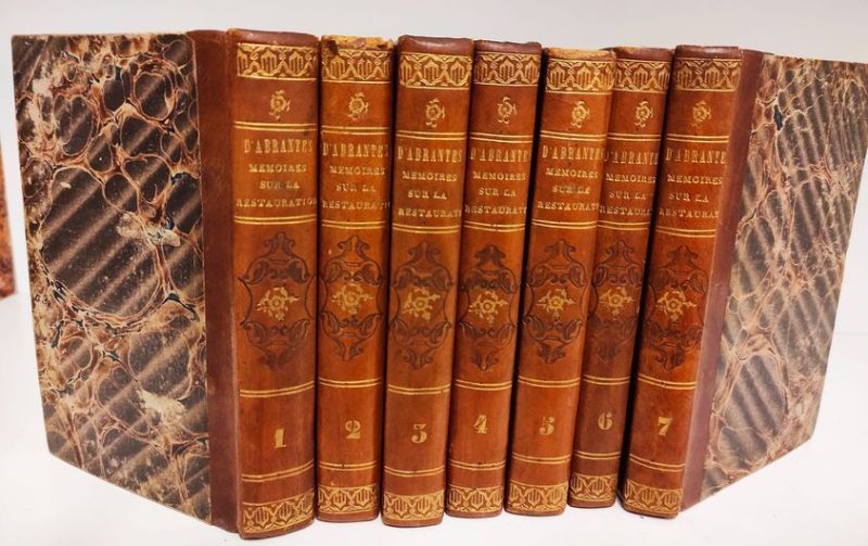 Memoires sur la Restauration, ou Souvenirs historiques sur cette epoque, la revolution de 1830 et les premieres annees du regne de Louis-Philippe,  7 volumi