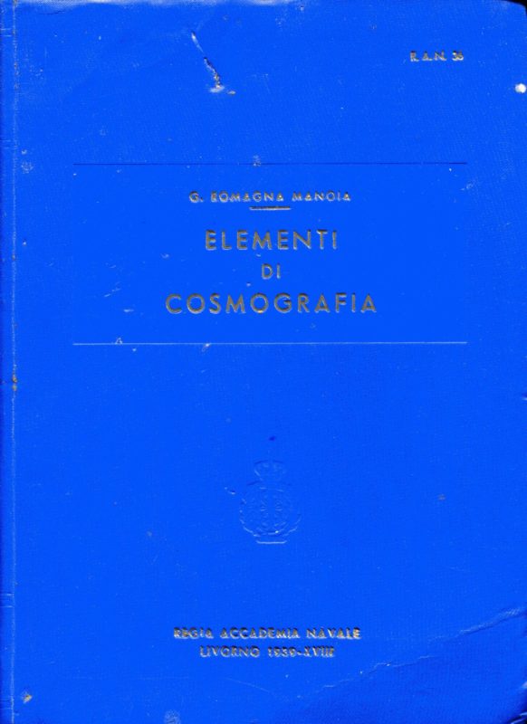 Elementi di cosmografia. Introduzione allo studio della navigazione astronomica