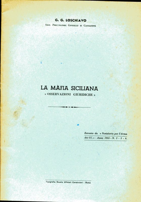 La mafia siciliana osservazioni giuridiche