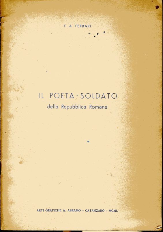 Il poeta soldato della Repubblica Romana (Goffredo Mameli)