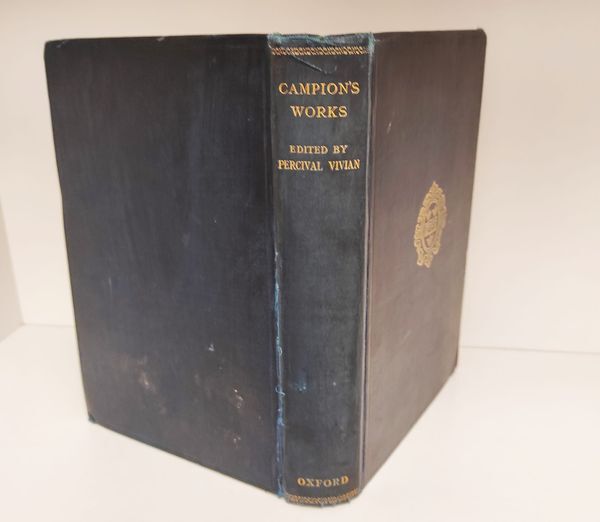 Campions works,  edited by Percival Vivian