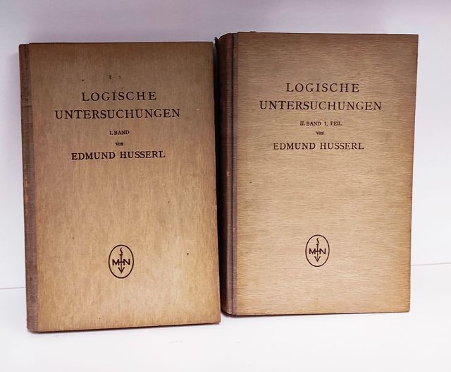 Logische Untersuchungen. 1 Band und 2 Band erster Teil