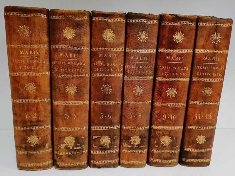 La storia romana di Tito Livio coi supplementi del Freinsemio tradotta dal cav. Luigi Mabil volume  I-XII