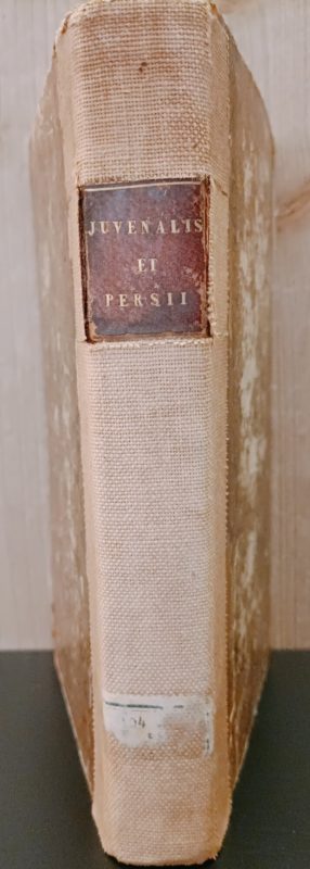 D. Junii Juvenalis et A. Persii Flacci Satirae; ex edit. Ruperti, et Koenig, cum notis in usum Delphini, in usum scholarum
