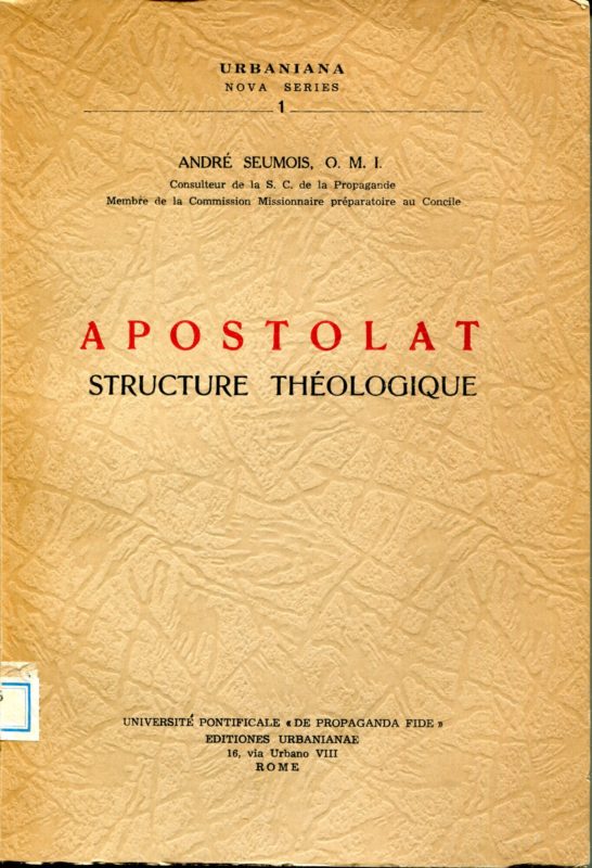 Apostolat : structure theologique