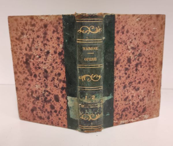 Le opere di P. Virgilio Marone, recate in verso italiano da G. Nicolini, D. Strocchi e A. Caro. Volume primo e secondo legati in un tomo.