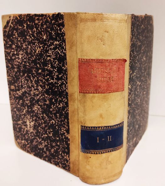 1: P. Papinii Statii Silvae, recensuit Aemilius Baehrens insieme a: 2: P. Papinii Statii Achilleis et Thebais recensuit Philippus Kohlmann. Fasc. 1 e 2