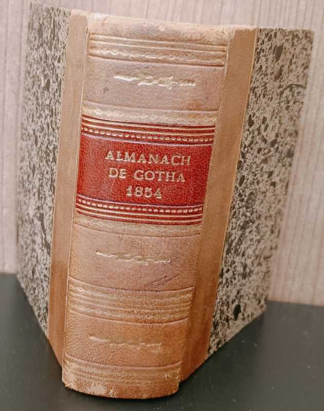 Almanach de Gotha. Annuaire diplomatique et statistique pour l'annee 1854.