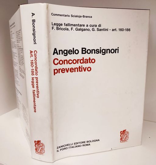Del concordato preventivo : art. 160-186