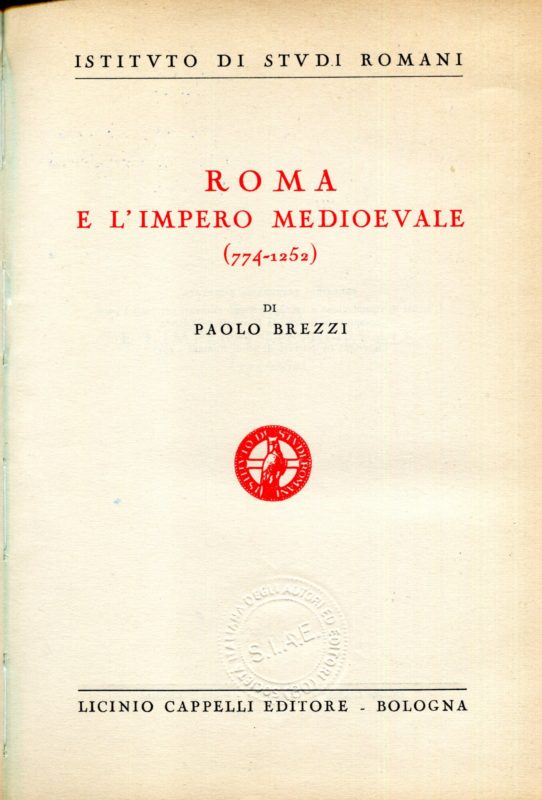 Roma e l'impero medioevale (774-1252)