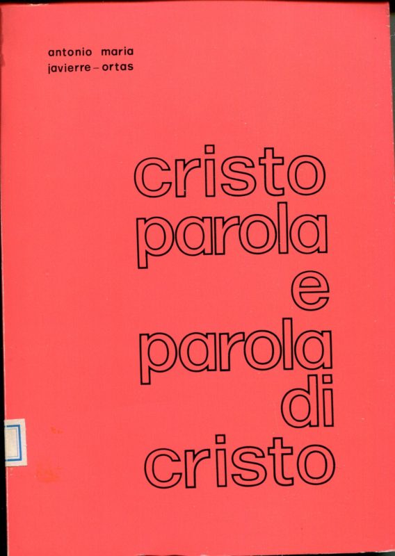 Cristo parola e parola di Cristo