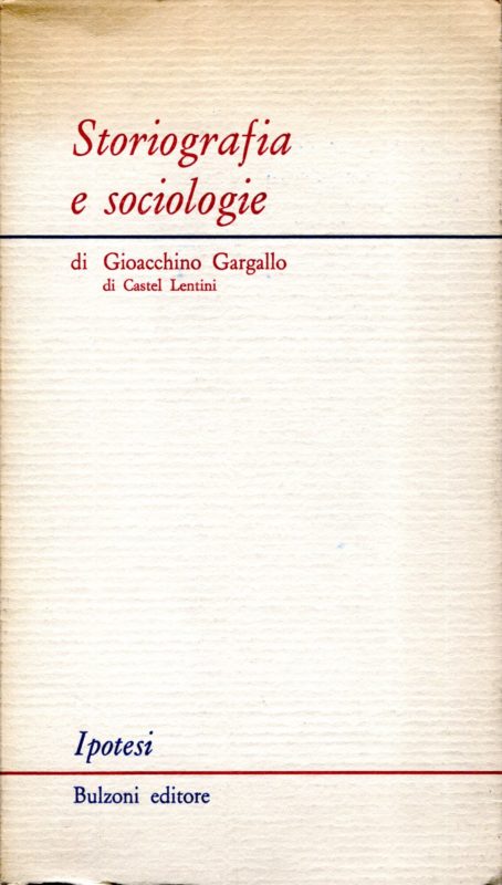 Storiografia e sociologie