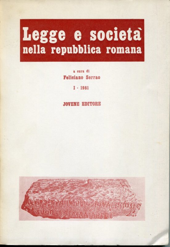 Il colpo di mano di Sutri e il plebiscitum de populo non sevocando : (a proposito della lex Manlia de vicensima manumissionum) Estratto da: Legge e societ?? nella Repubblica romana, I, Napoli : Jovene, 1980.