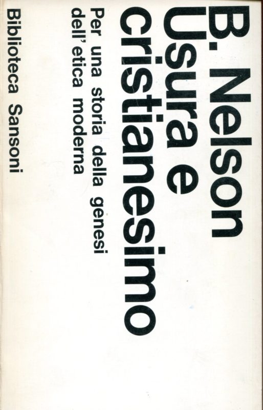 Usura e cristianesimo